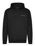 Lyle & Scott Loopback Embroidered Hoodie Svart