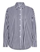 Coster Copenhagen Cc Heart Harper Stripe Over Shirt Marinblå