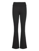 Gina Tricot Soft Touch Folded Trouser Svart