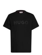 Hugo Kids Short Sleeves Tee-Shirt Svart