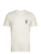 Lindbergh Embroidery Tee S/S Vit