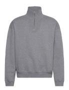 Woodbird Wblee Base Half Zip Grå