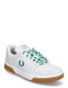 Fred Perry B300 Perf Leather Vit