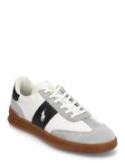 Polo Ralph Lauren Heritage Aera Leather-Suede Sneaker Vit