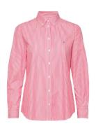 Tommy Jeans Tjw Reg Pinstripe Poplin Shirt Rosa