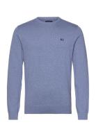 Lexington Clothing Cotton Crew Neck Sweater Blå