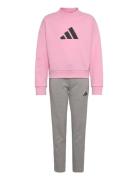 Adidas Sportswear Jg Fi Logo Ts Rosa