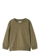 Lil'Atelier Nmmilondon Ron Ls Nreg Sweat Lil Khaki Green