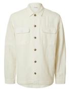 Selected Homme Slh-Leroy Linen Blend Overshirt Ls Noos Kräm