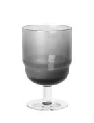 Broste Copenhagen Red Wine Glass Nordic Bistrp Grå