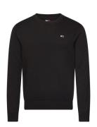 Tommy Jeans Tjm Slim Ess Light Sweater Ext Svart