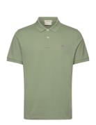 GANT Reg Shield Ss Pique Polo Grön