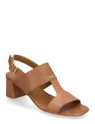 ANGULUS Sandals - Block Heels Brun