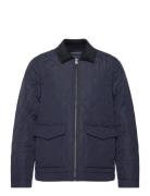 Lexington Clothing Classic Quilted Jacket Marinblå