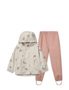 Liewood Pedia Rainwear Set Kräm