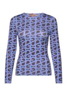 STINE GOYA 2244 Stocking Jersey, Elastic Long Sleeve Top Blå