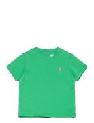 Ralph Lauren Baby Cotton Jersey Crewneck Tee Grön