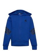 Adidas Sportswear J Fi 3S Fz Hd Blå