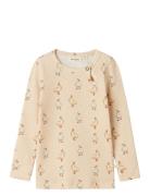 Lil'Atelier Nmfgavo Eli Ls Slim Top Lil Beige