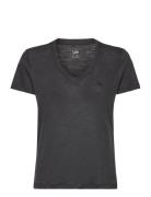 Lee Jeans V Neck Tee Svart