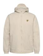 Lyle & Scott Zip Through Hooded Jacket Kräm