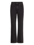 Weekday Rowe Extra High Straight Jeans Svart