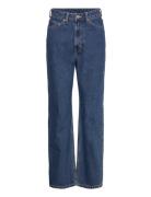 Weekday Rowe Extra High Straight Jeans Blå