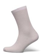 Mp Denmark Fine Cotton Rib Socks Kräm