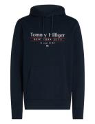 Tommy Hilfiger Hilfiger Center Stack Hoody Marinblå