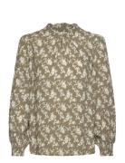 Claire Woman Shirt Cwraquel Silhouette Khaki Green