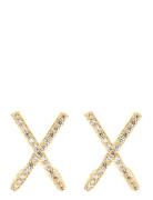 By Jolima Cross Earring Large Guld