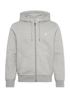 Polo Ralph Lauren Double-Knit Full-Zip Hoodie Grå