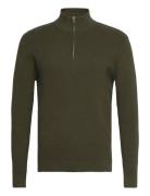 Clean Cut Copenhagen Oscar Half-Zip Knit Grön