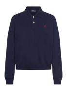 Polo Ralph Lauren Polo-Collar Fleece Pullover Marinblå