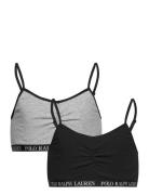 Ralph Lauren Kids 2T-2Pk Bralettes Svart