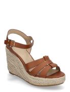 Lauren Ralph Lauren Soffia Calfskin Espadrille Brun