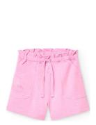 Boboli Knit Shorts Flame Rosa