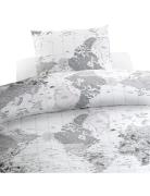 Borganäs Of Sweden 2-Dels Set Big World Grå Grå