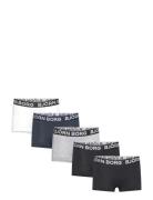 Björn Borg Cotton Stretch Boxer Shorts 5P Grå