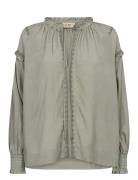 MOS MOSH Mmmarb Sansa Emb Blouse Grön