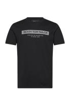 Tom Tailor Printed T-Shirt Svart