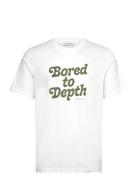 WOOD WOOD Wwbobby Depth T-Shirt Vit