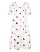 A-View Cheri Fruit Dress Vit