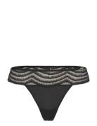 BOSS Thong Wave Lace Svart