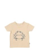 Petit Piao T-Shirt S/S Motif Beige