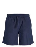 Jack & J S Jpstjaiden Jjsummer Linen Blend Sh Jnr Marinblå