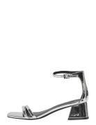 ONLY Onlaylin-5 Pu Strappy Heeled Sandal Silver