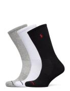 Polo Ralph Lauren Athletic Crew Sock 3-Pack Svart