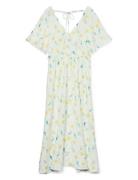 Vero Moda Vmflora Olga Ss 7/8 Dress Wvn Ga Multi/patterned