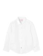 Boboli Linen Shirt Long Sleeves Vit